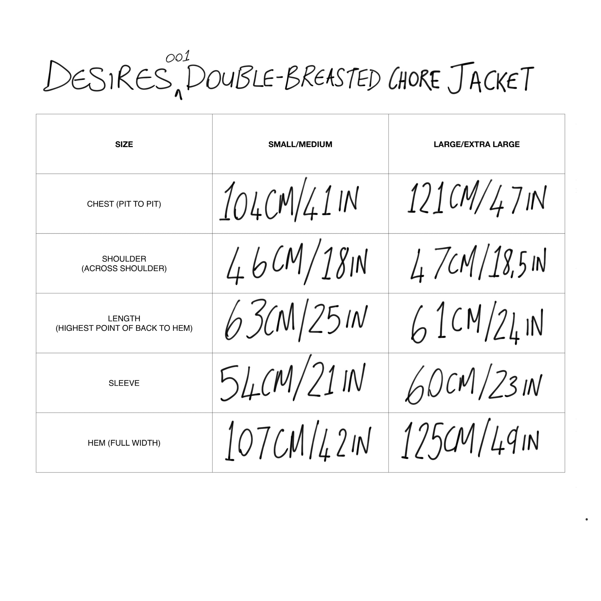 DESIRES I - Double-Breasted Chore Jacket